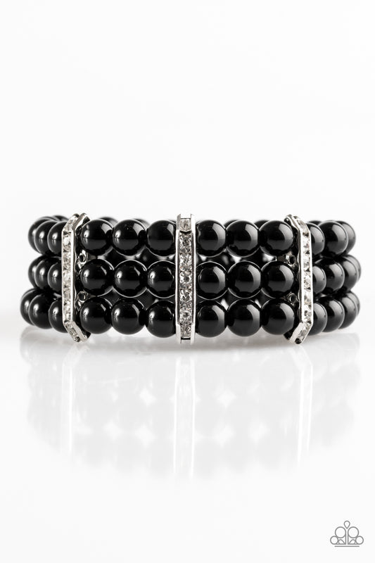 Put On Your GLAM Face - Black bracelet
