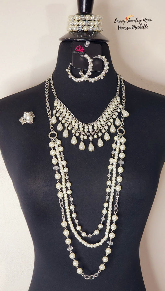 Savvy Set #273 (White Pearl, 5 piece set)