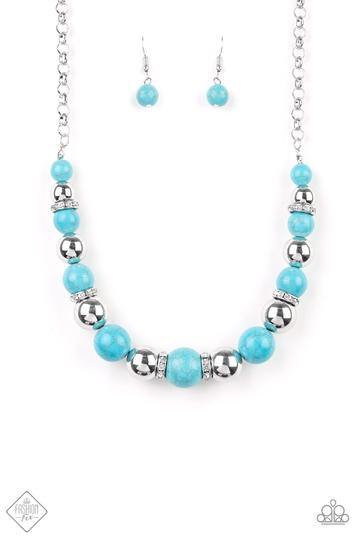 The Ruling Class - Blue/Turquoise necklace