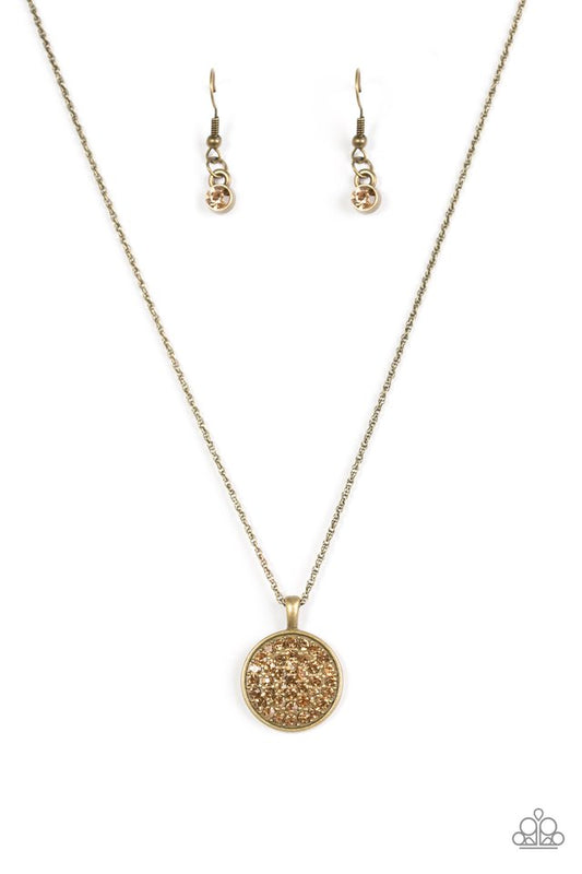 Believe In Glitter - Brass necklace
