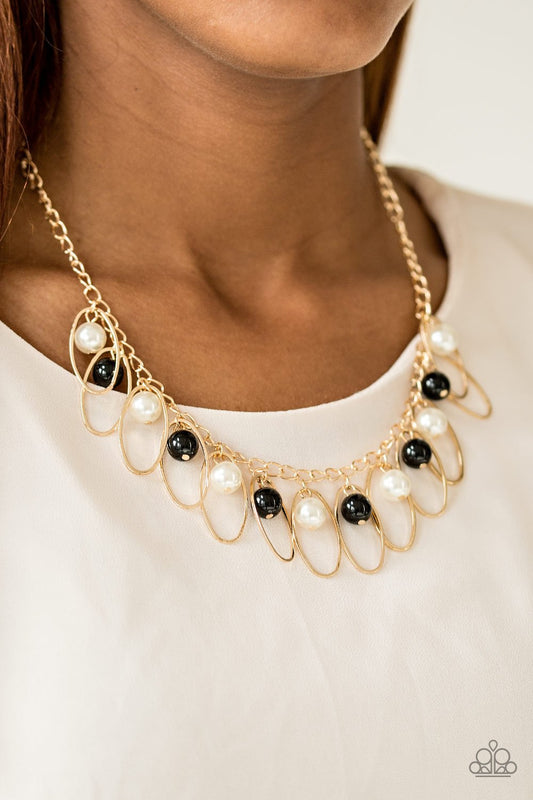 Party Princess - Gold/Black Multi necklace