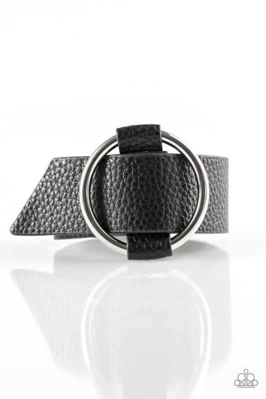 Simply Stylish - Black wrap bracelet