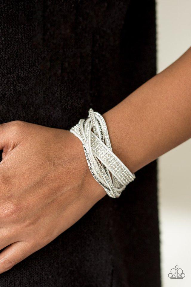 Taking Care Of Business - White bracelet