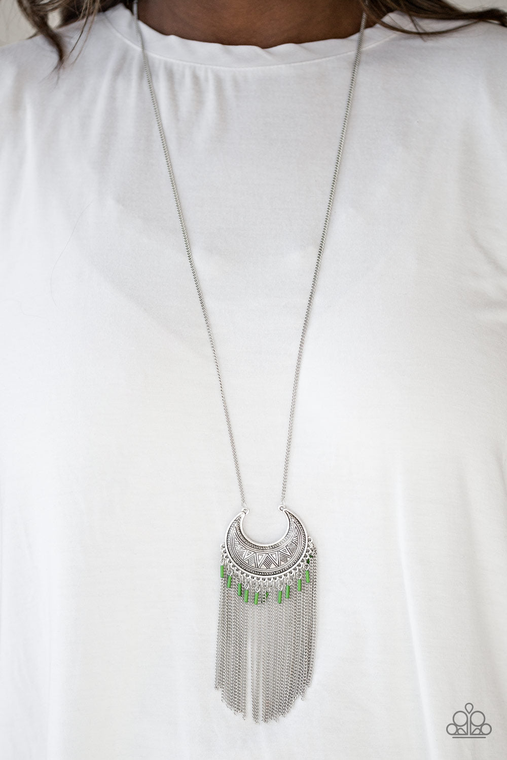 Desert Coyote - Green necklace set