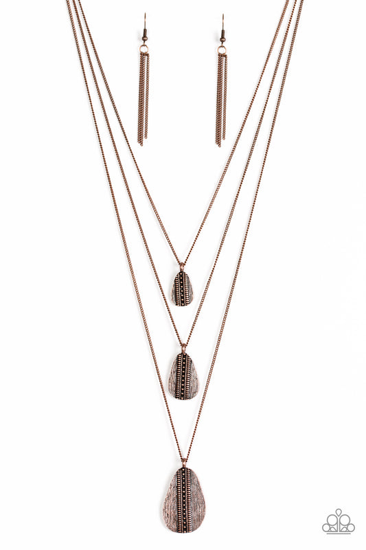 Sonoran Storm - Copper necklace