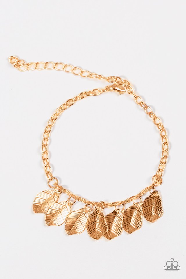 Sail Across the Sky - gold necklace w/ matching bracelet