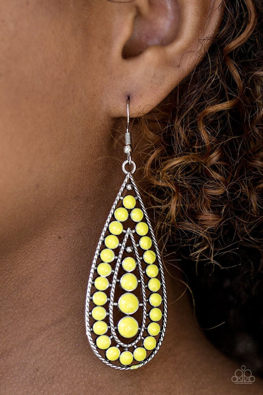 Rio Rumba - Yellow Earrings