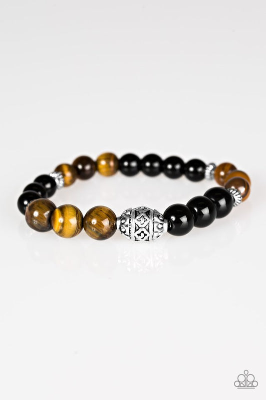 Abundance - Brown urban bracelet