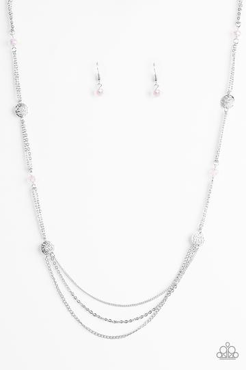 Beach Breeze - pink necklace
