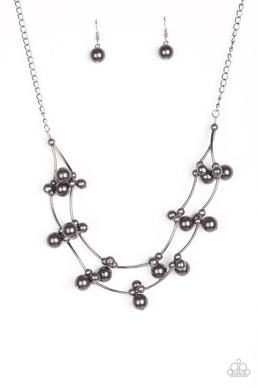 Wedding BELLES - Black/Gunmetal necklace