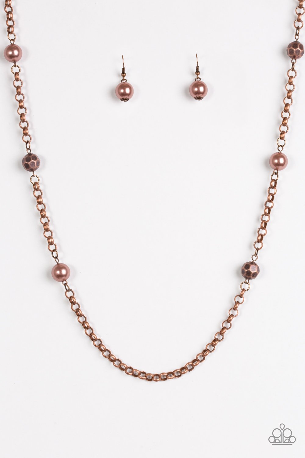 Showroom Shimmer - copper necklace