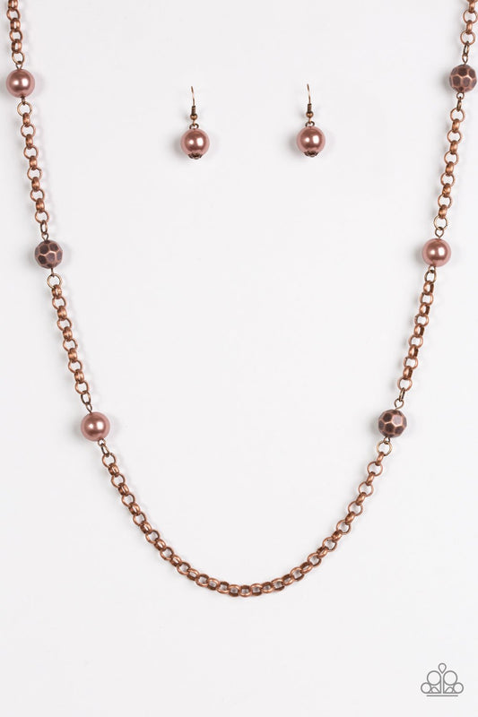 Showroom Shimmer - copper necklace