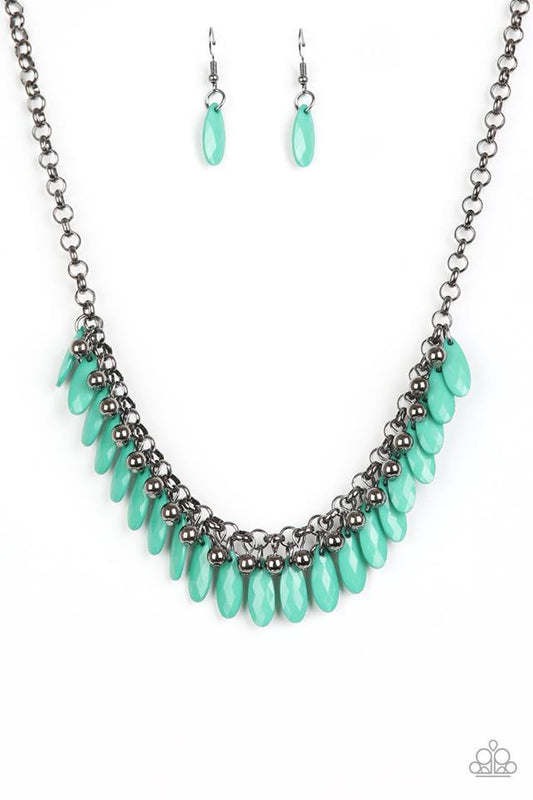 Jersey Shore - Green necklace