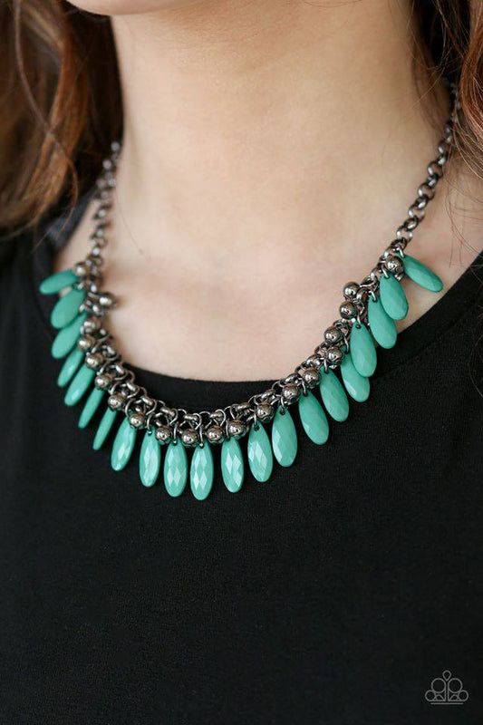 Jersey Shore - Green necklace