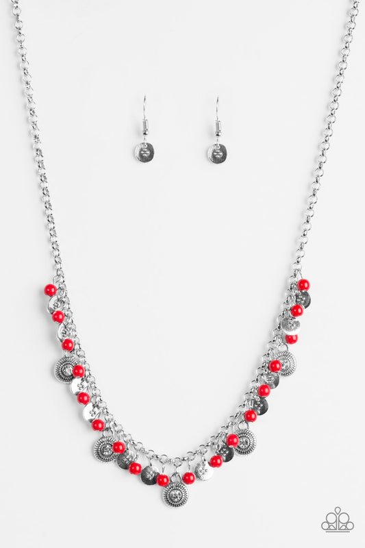 Fashion Formal - Red necklace