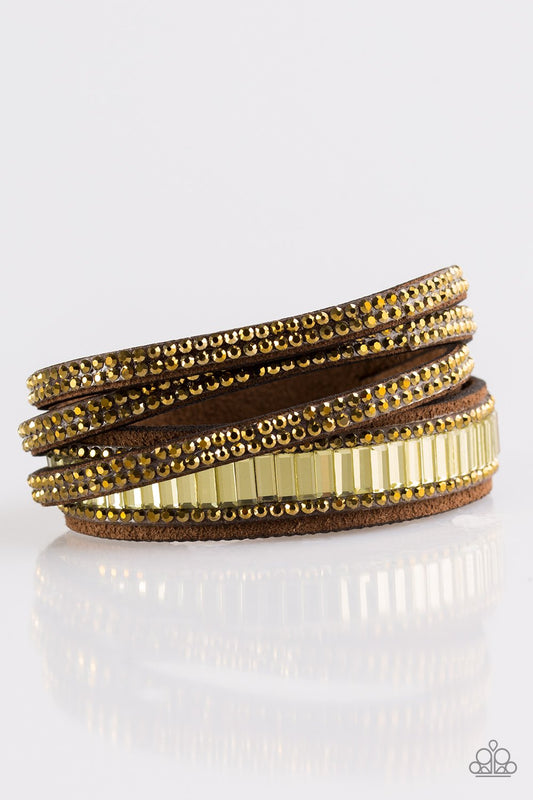 Just In SHOWTIME - Brass Wrap Bracelet