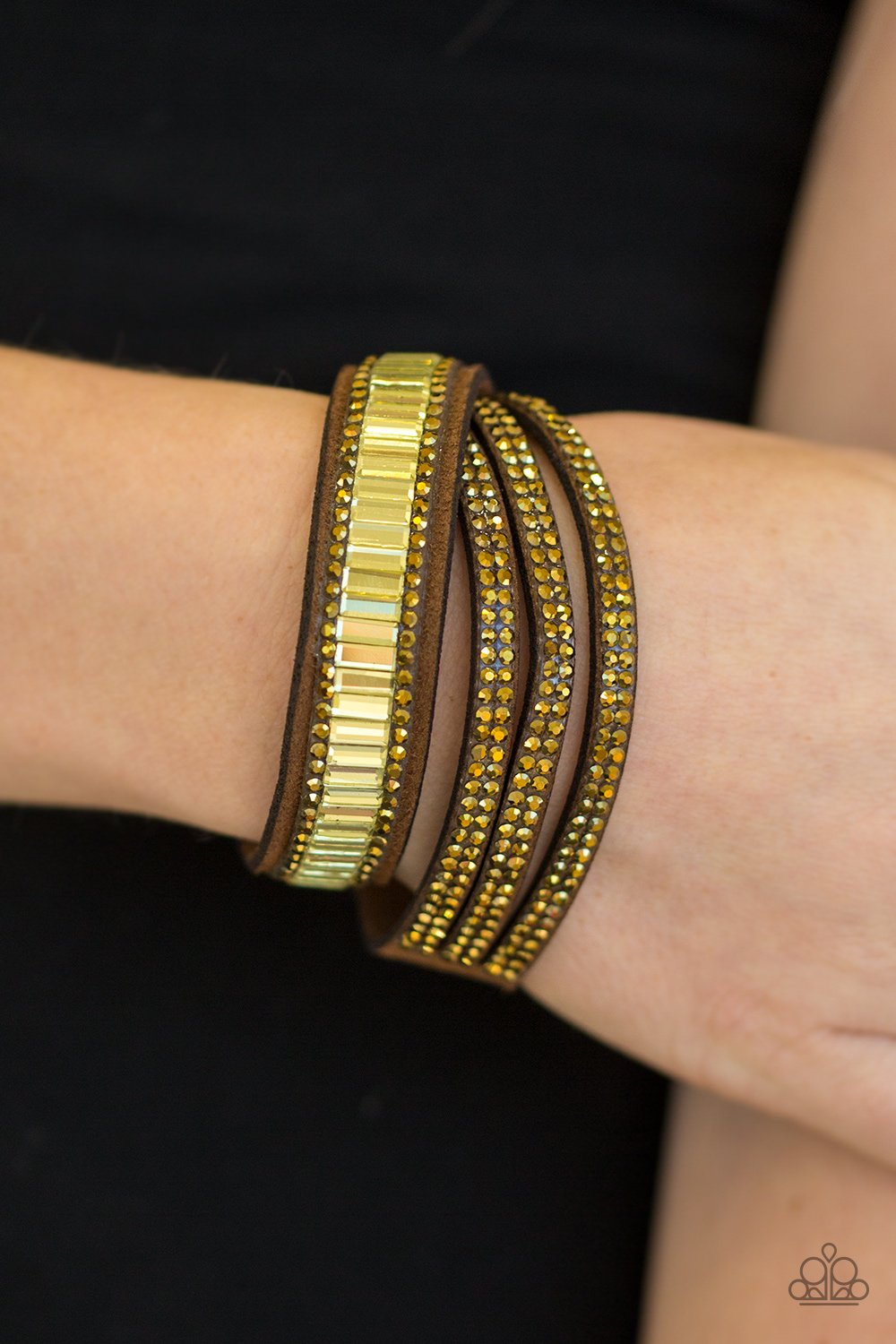 Just In SHOWTIME - Brass Wrap Bracelet