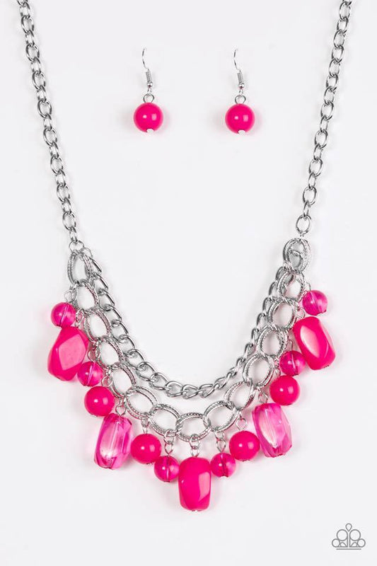 Brazilian Bay - Pink necklace