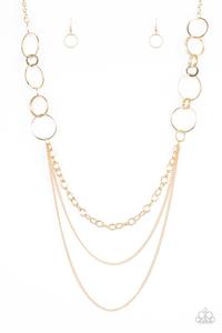 Ring Down the House - gold necklace