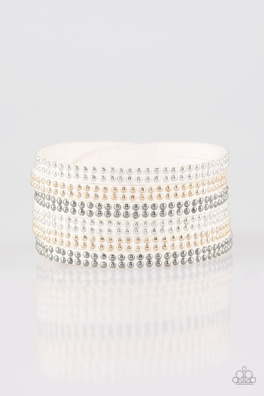 Fight Fire With Fire - White wrap bracelet