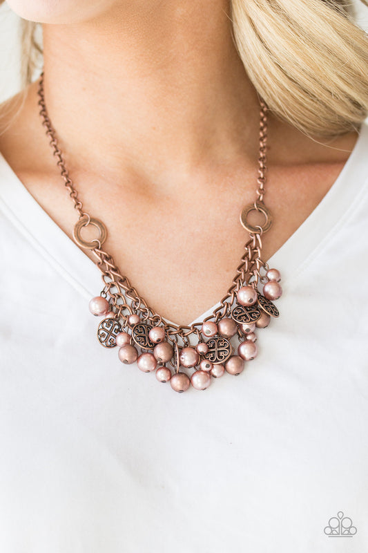 Cinderella Glam - Copper necklace