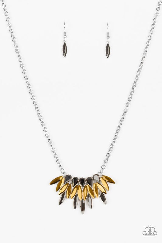 Crown Couture - Brass necklace