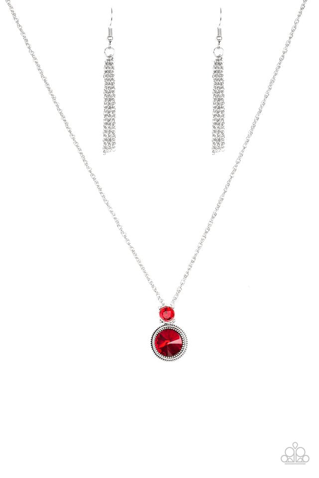 Date Night Dazzle - Red necklace