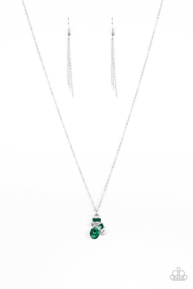 Time To Be Timeless - Green necklace set