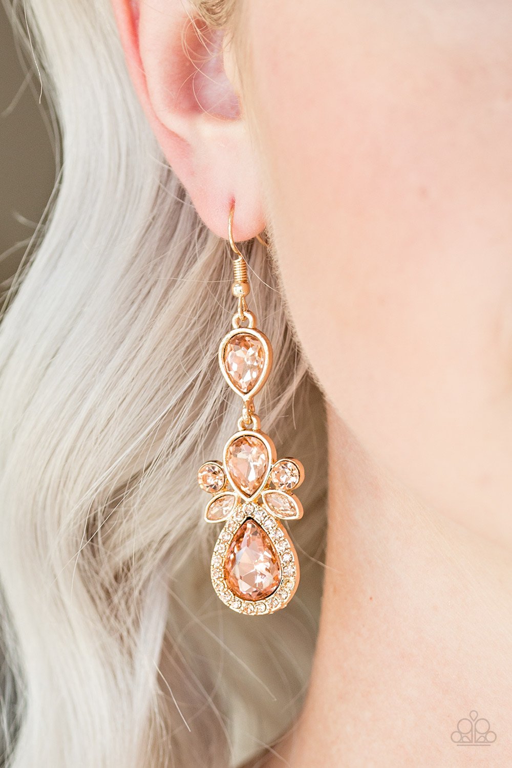 All About Glam - Gold earrings