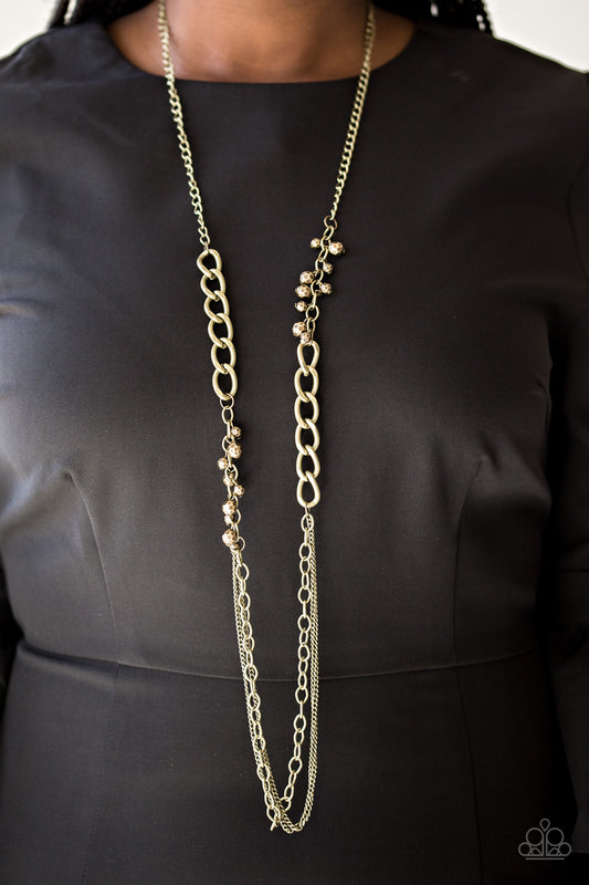 Mega Megacity - Brass necklace