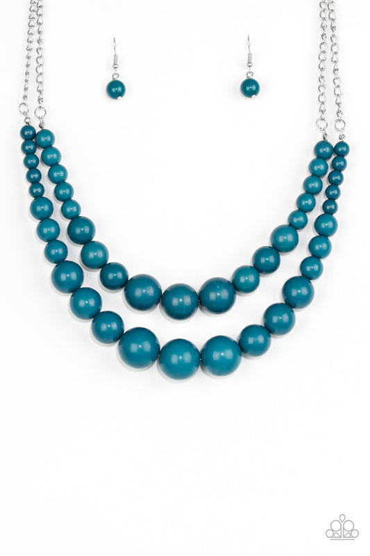 Full BEAD Ahead! - Blue Necklace