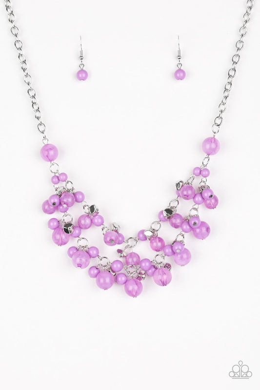 Gone Sailing - Purple Necklace