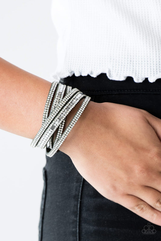 Rock Star Attitude - Green wrap bracelet