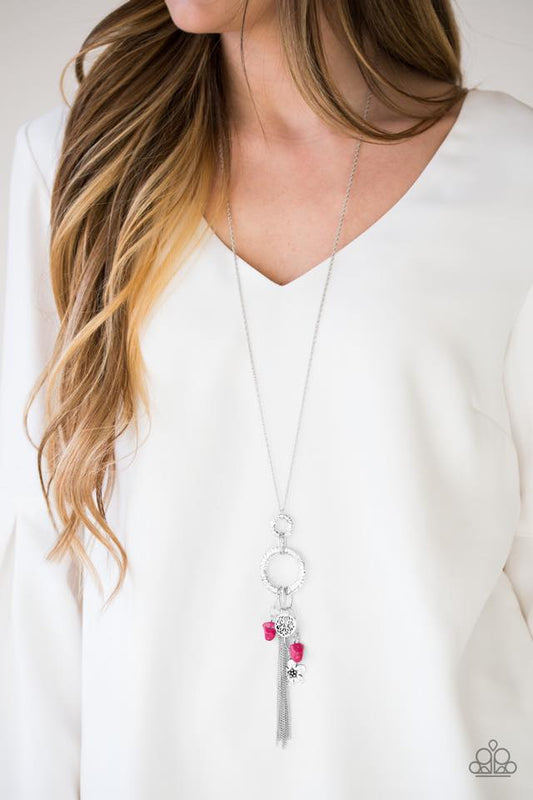 Tour de Desert - Pink necklace