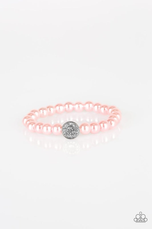 Follow My Lead - Pink pearl bracelet