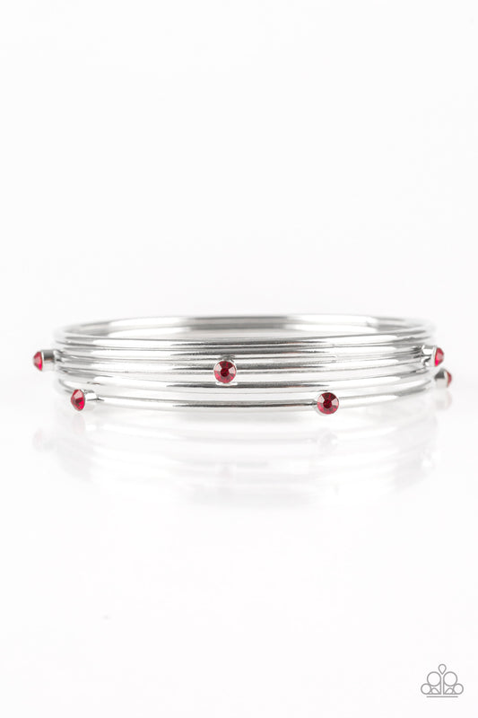 Delicate Decadence - Red bracelet