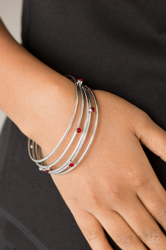 Delicate Decadence - Red bracelet