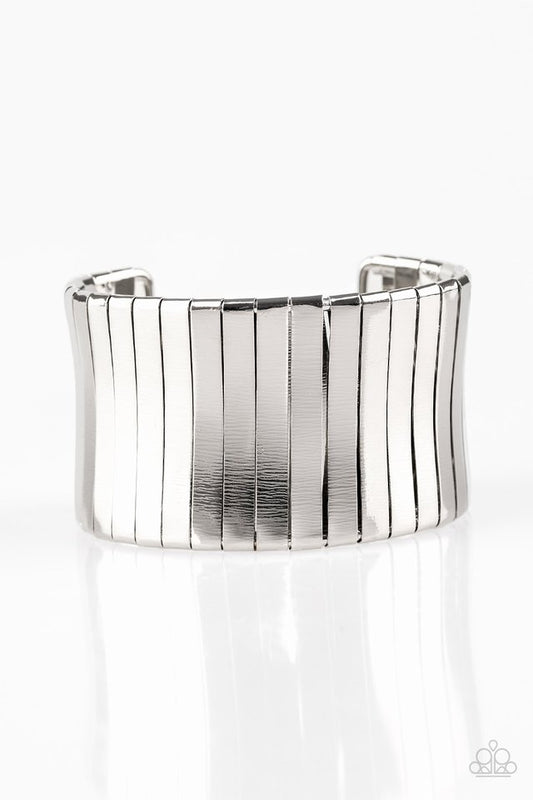 Urban Uptrend - Silver cuff bracelet