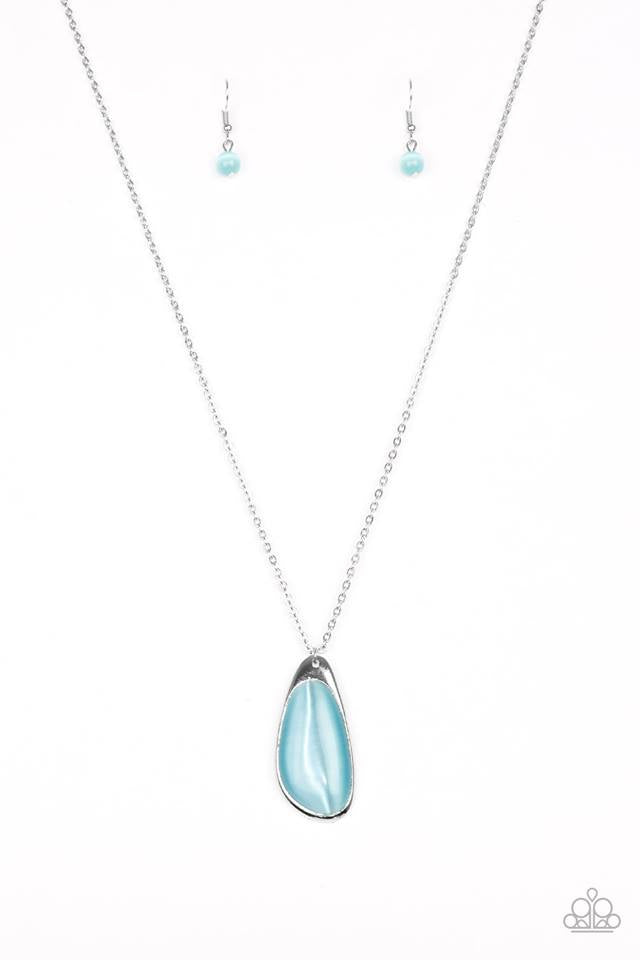 Magically Modern - Blue moonstone necklace