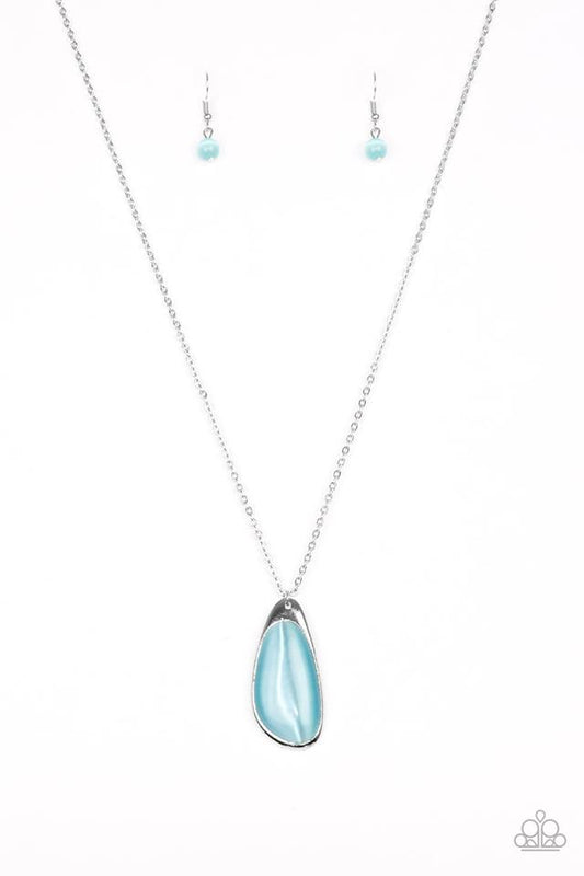Magically Modern - Blue moonstone necklace