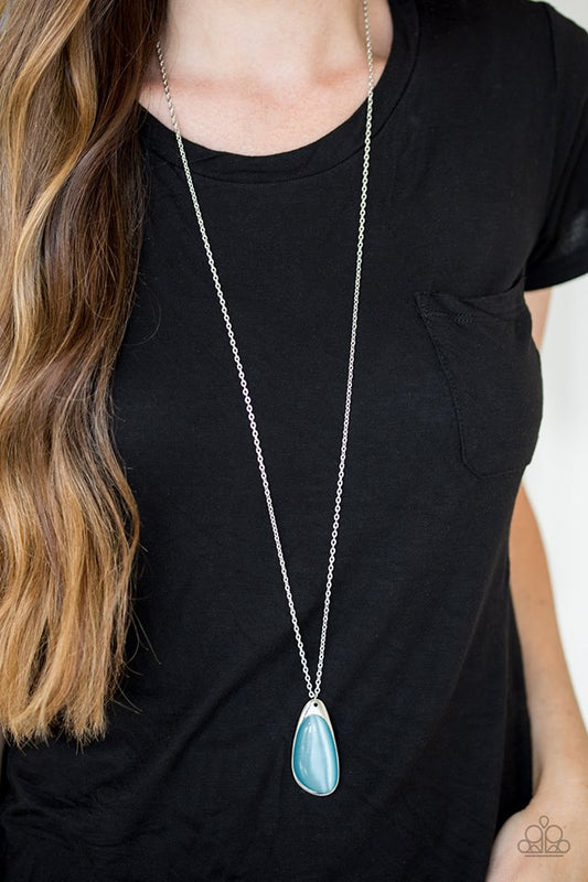 Magically Modern - Blue moonstone necklace