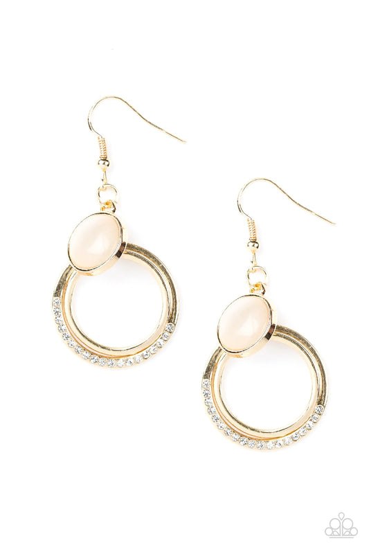 Dreamily Dreamland - Gold Earrings