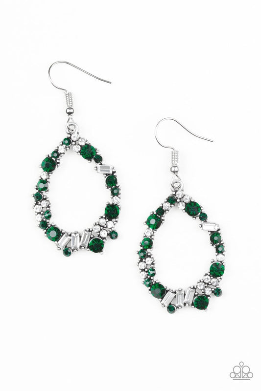 Crushing Couture - green earrings