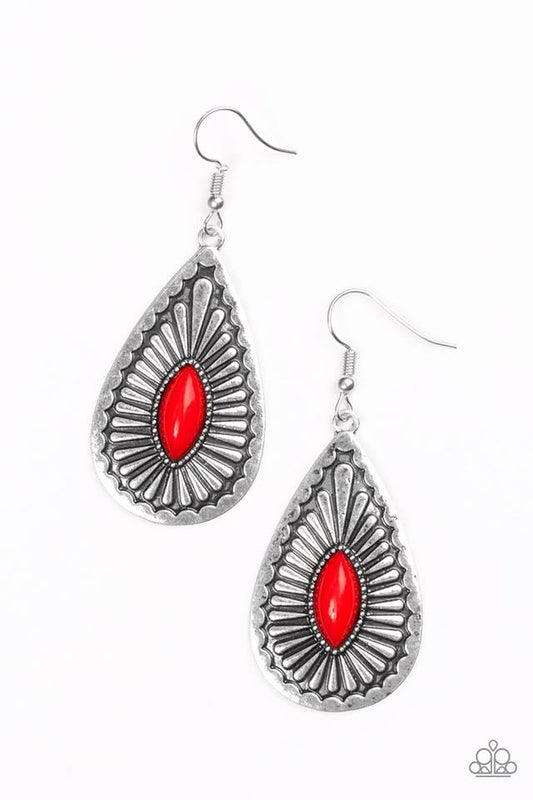 Wild Wilderness - Red earrings