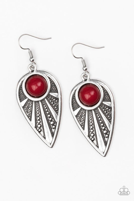 Take a Walkabout - Red earrings