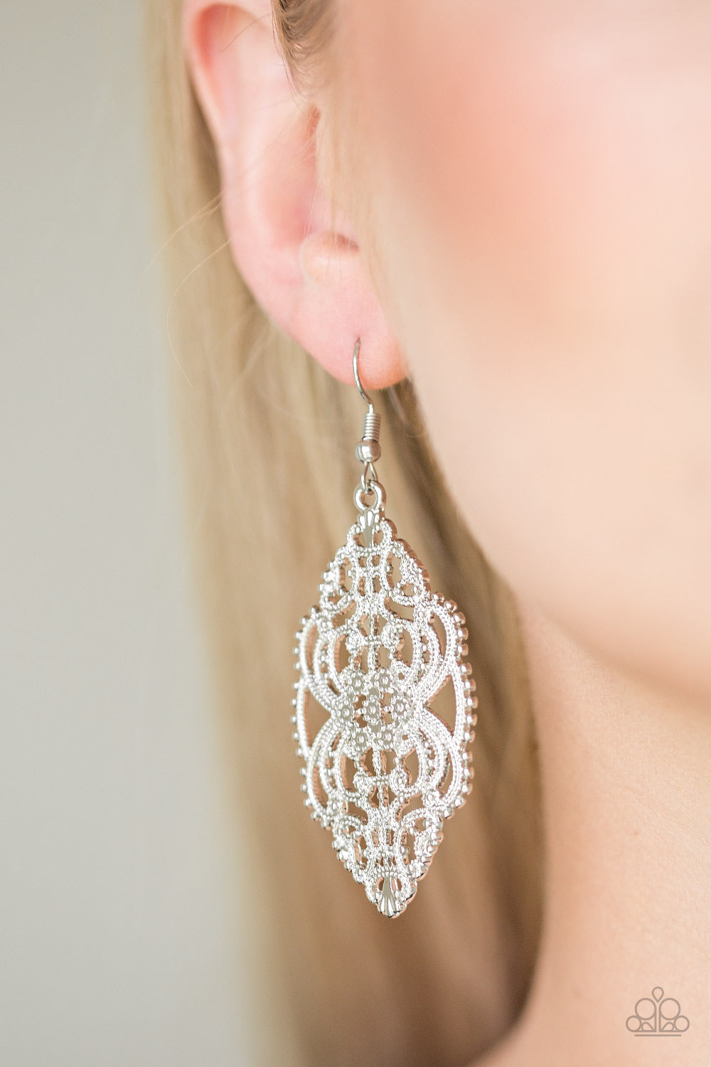 Ornately Ornate - silver earrings