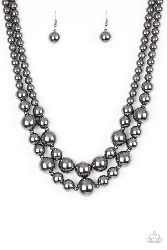 I Double Dare You - Black/Gunmetal necklace