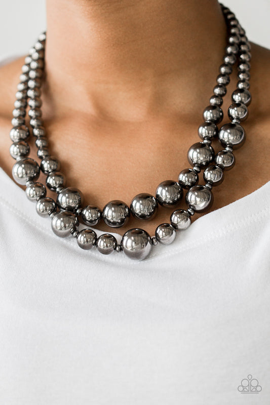 I Double Dare You - Black/Gunmetal necklace