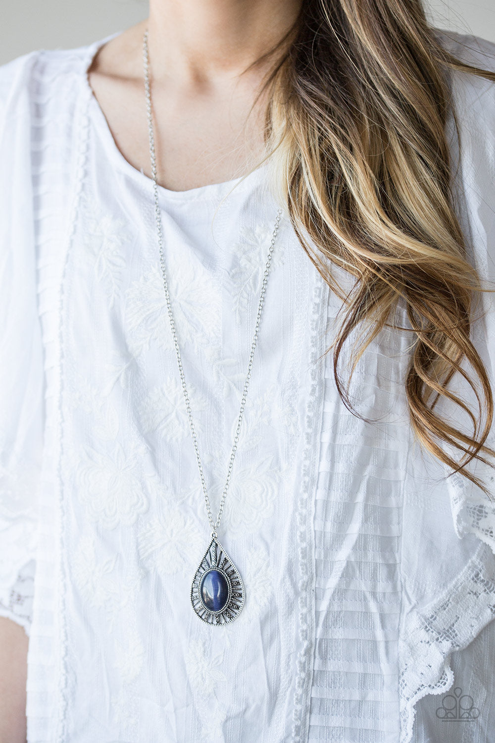 Total Tranquility - Blue necklace