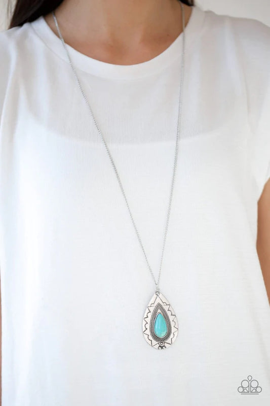 Sedona Solstice - Turquoise Blue Necklace